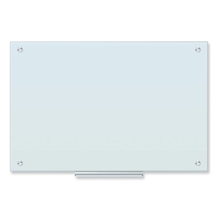 U BRANDS Glass Dry Erase Board, 35 x 23, White Surface 2298U00-01
